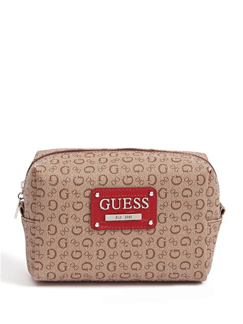 guess travel cosmetic bag set